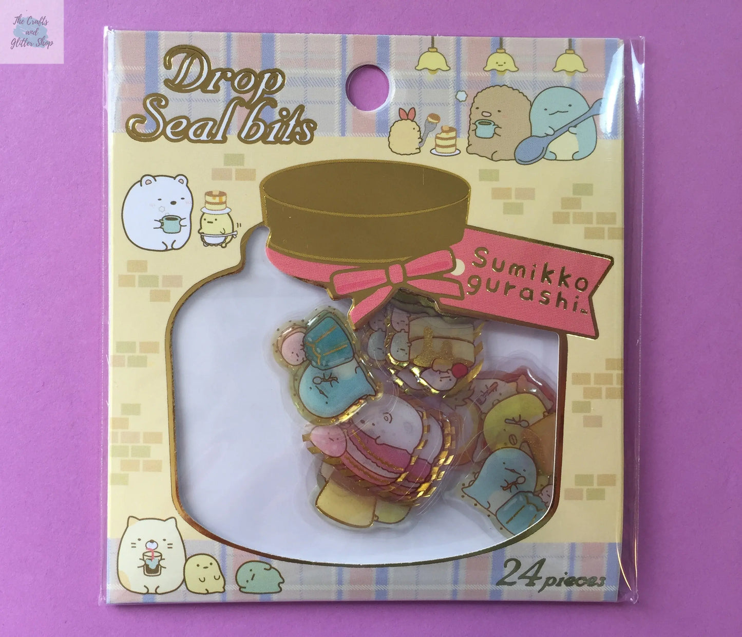 Sumikko Gurashi Crystal Sticker Flakes - Kawaii The Crafts and Glitter Shop