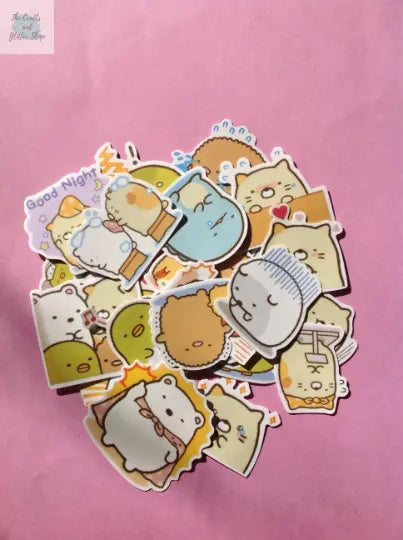 Sumikko Gurashi Sticker Flakes - 25 pieces The Crafts and Glitter Shop