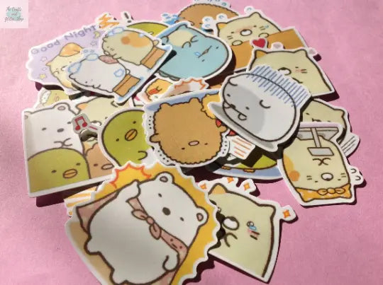 Sumikko Gurashi Sticker Flakes - 25 pieces The Crafts and Glitter Shop