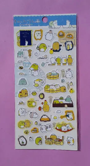 Sumikko Gurashi Stickers - 1 Sheet - Kawaii Stickers The Crafts and Glitter Shop