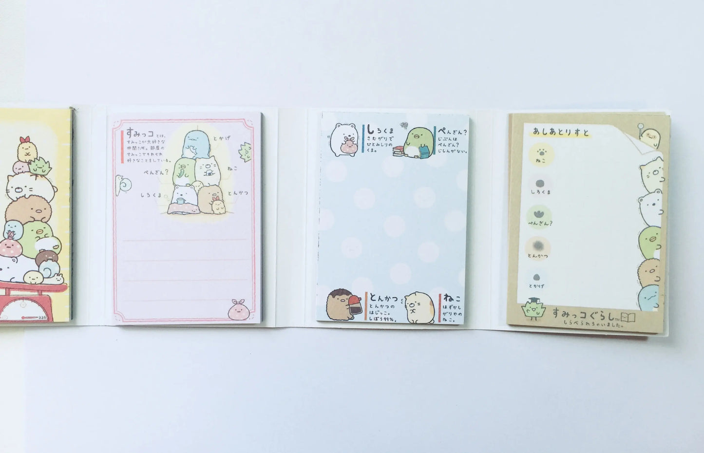 Sumikko Gurashi Sticky Note Booklet - Choose from 4 designs The Crafts and Glitter Shop