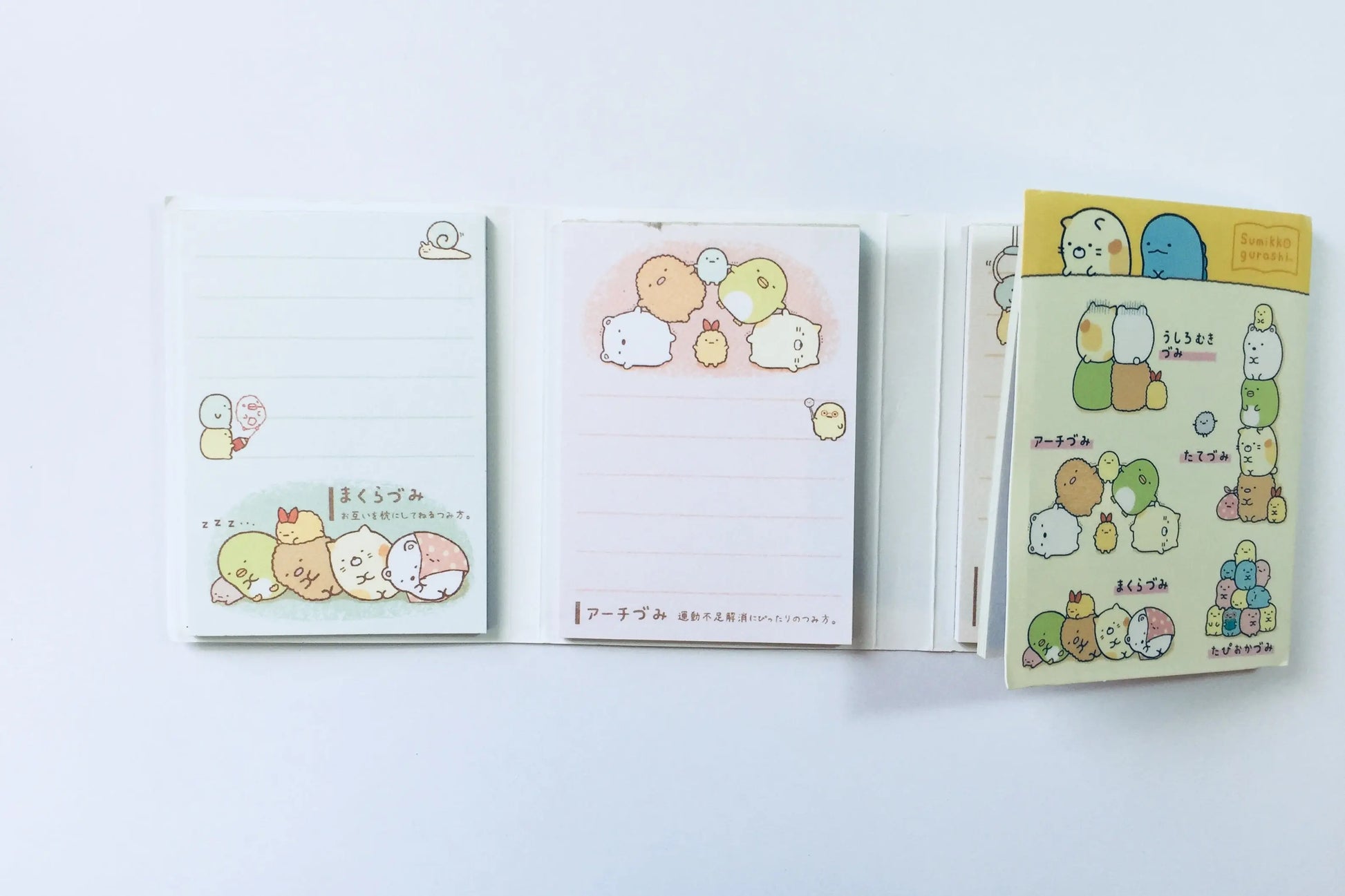 Sumikko Gurashi Sticky Note Booklet - Choose from 4 designs The Crafts and Glitter Shop