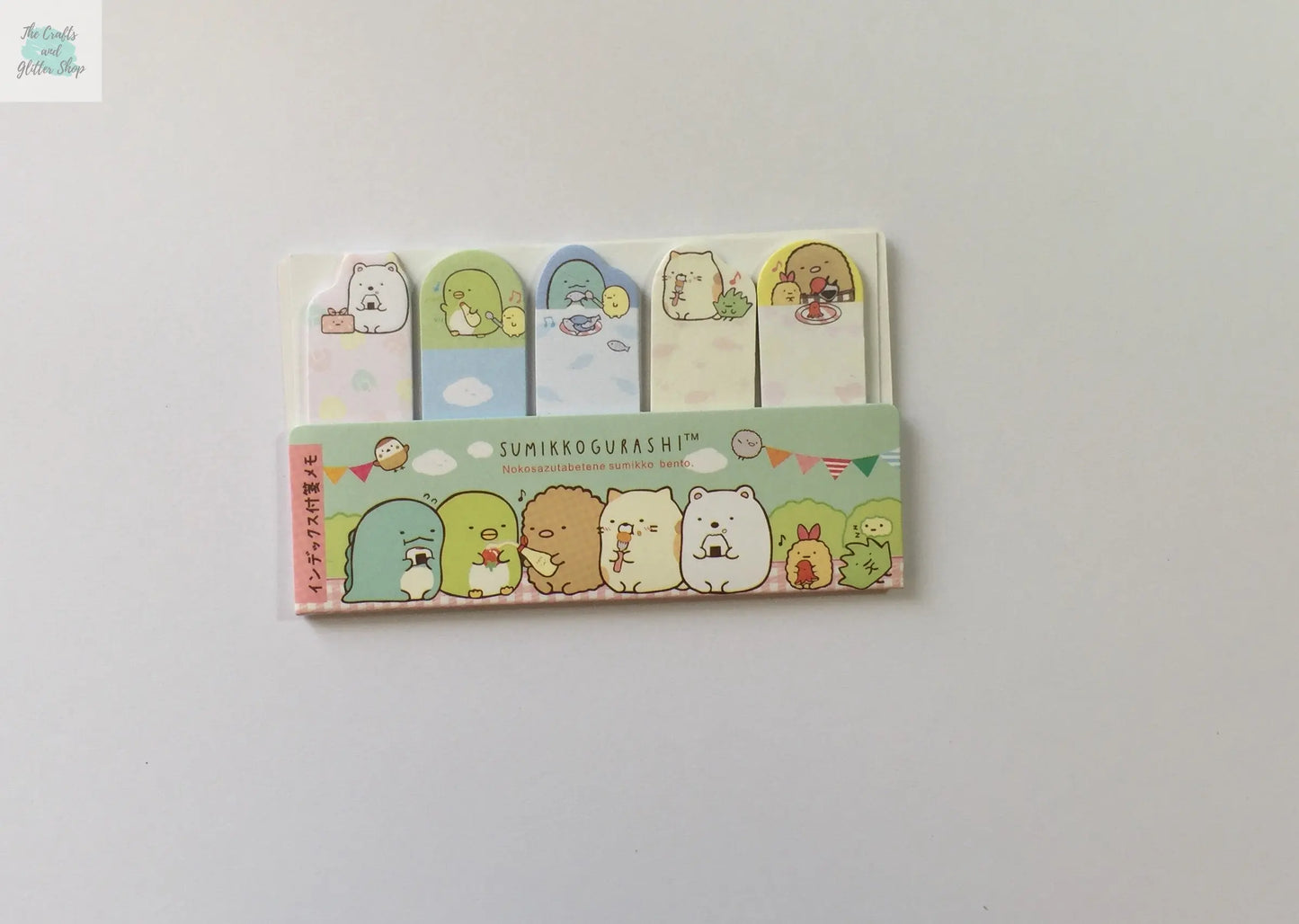 Sumikko Gurashi Sticky Note Bookmark The Crafts and Glitter Shop