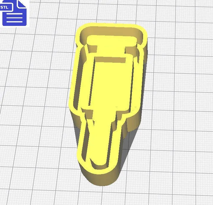 Syringe Shaker Mold Tray STL File - for 3D printing - FILE ONLY - with tray to make silicone molds - diy freshies mold