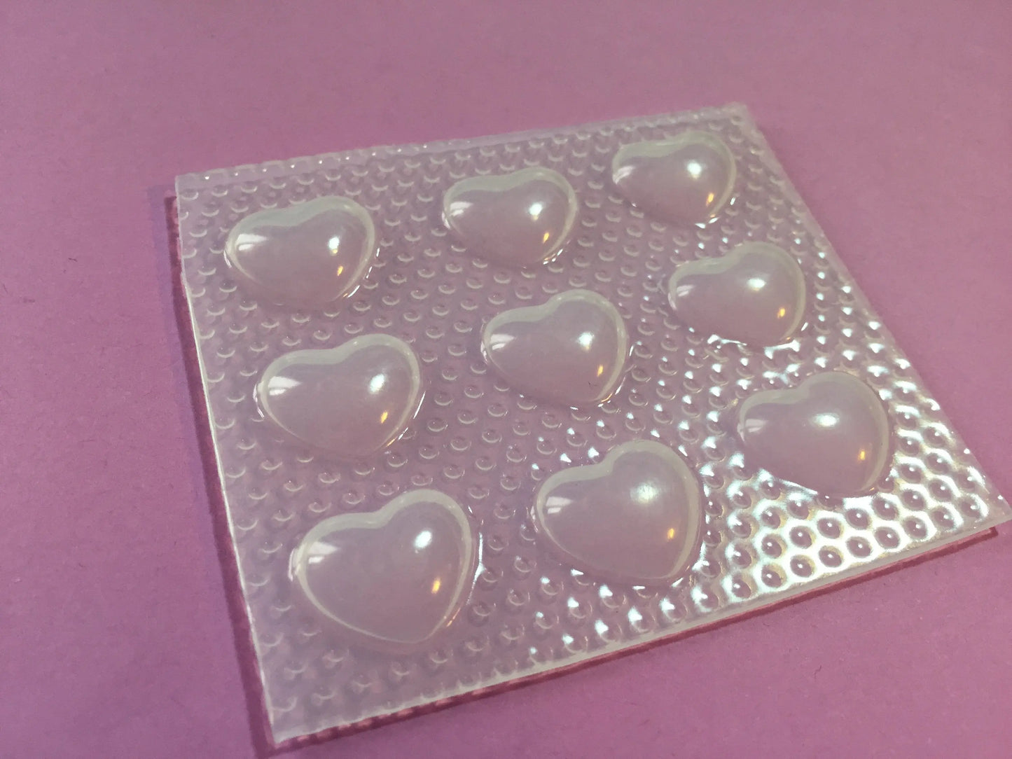 Tiny Bubble Heart Mold The Crafts and Glitter Shop