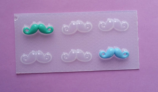 Tiny Mustache Plastic Mold