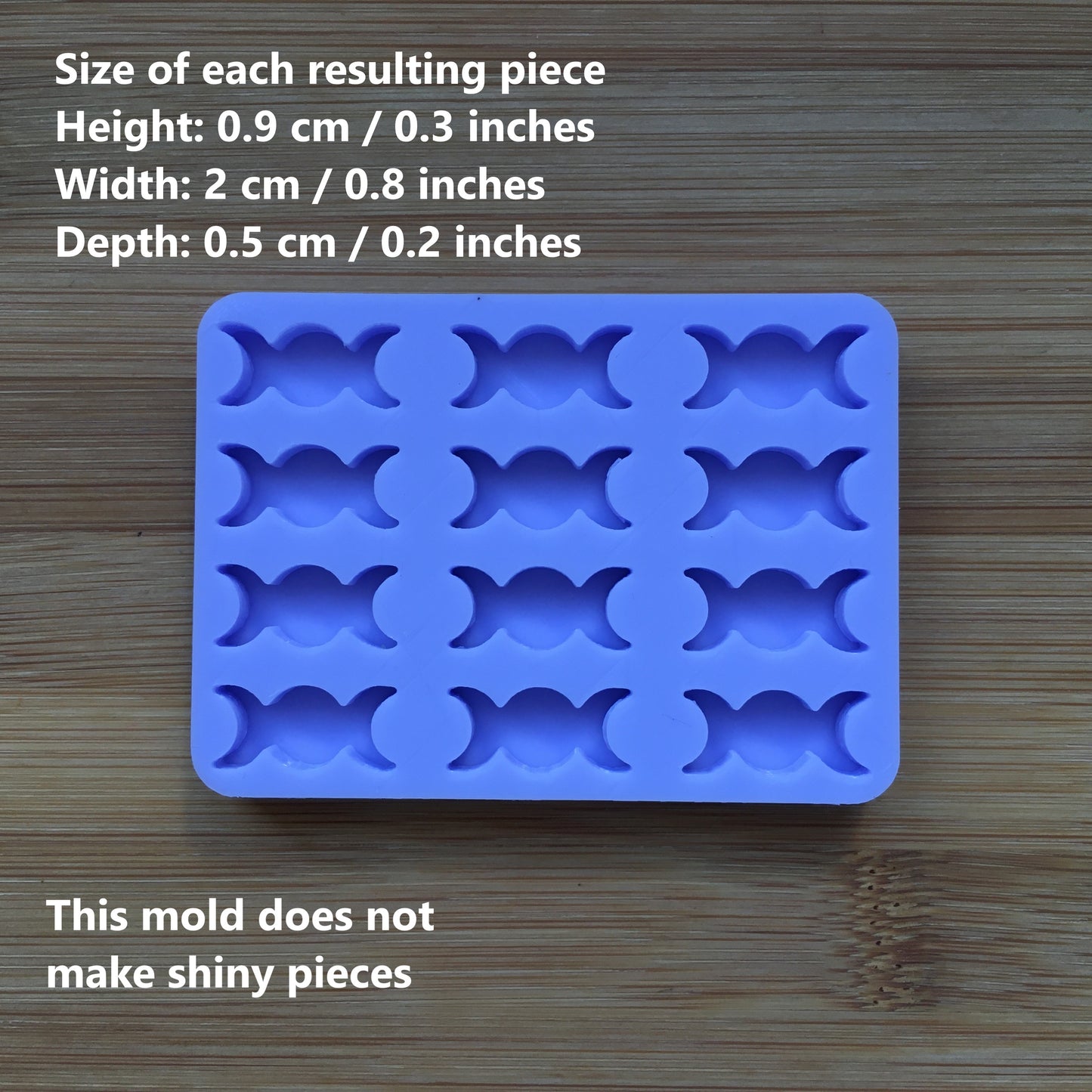 Triple Moon Silicone Mold