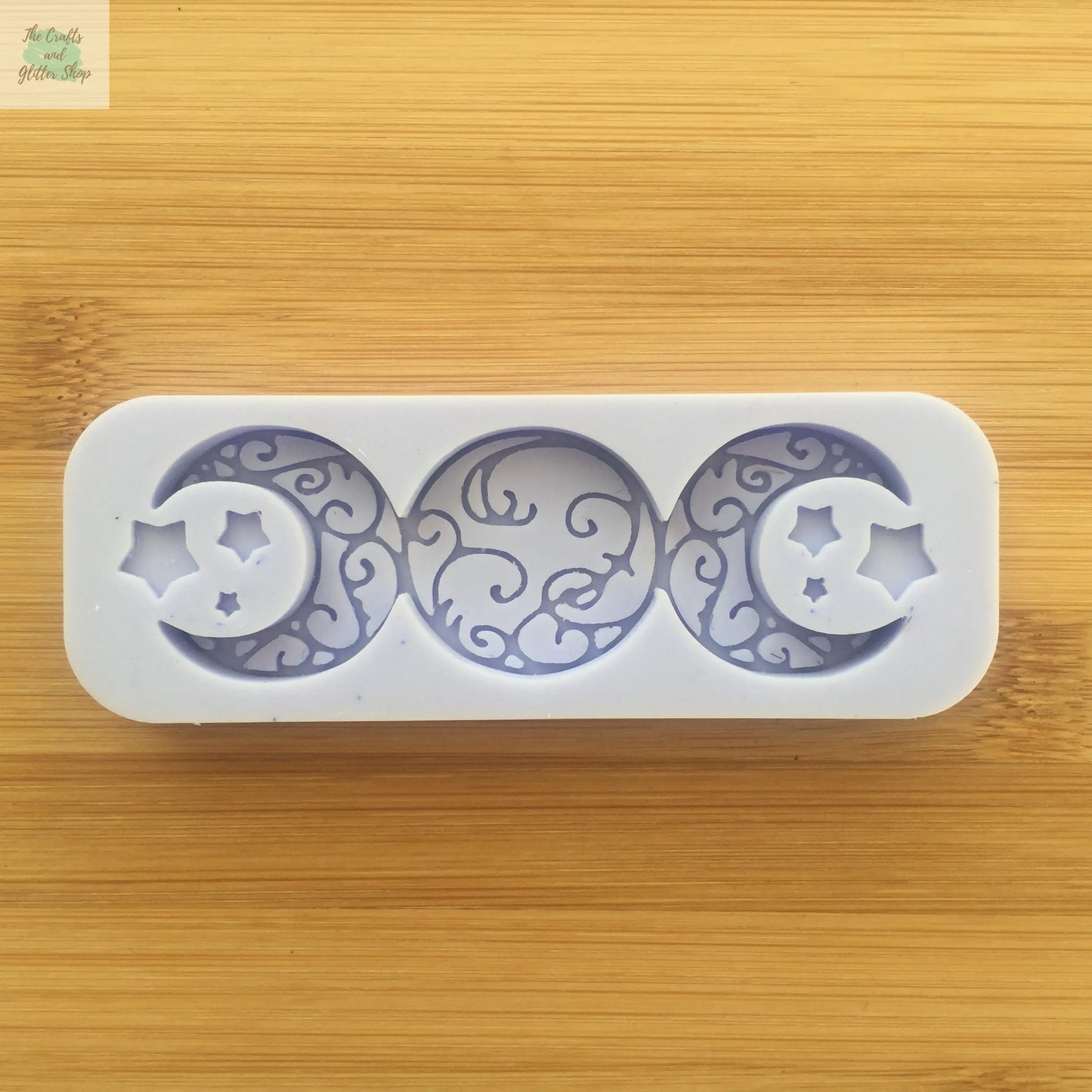 Triple Moon Silicone Mold The Crafts and Glitter Shop