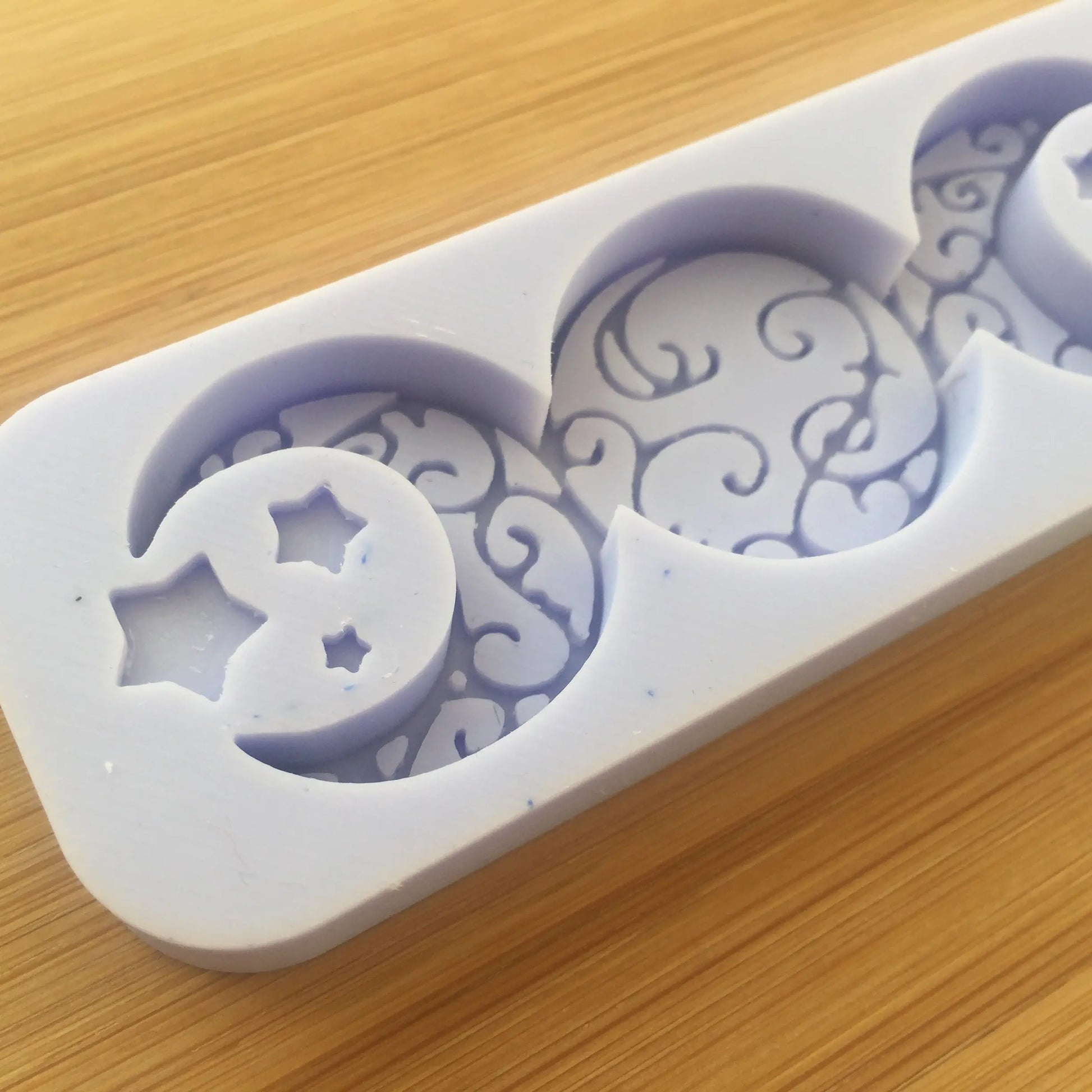 Triple Moon Silicone Mold The Crafts and Glitter Shop