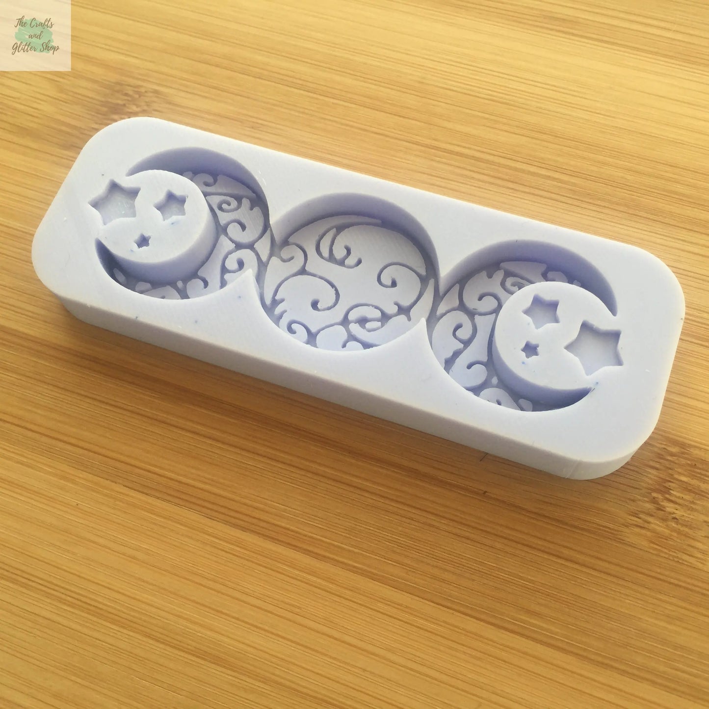 Triple Moon Silicone Mold The Crafts and Glitter Shop