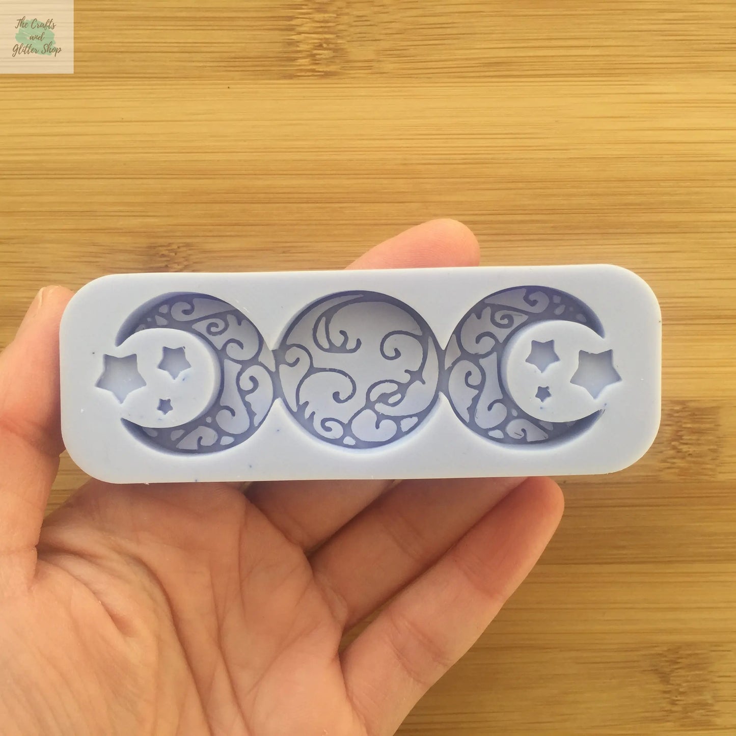 Triple Moon Silicone Mold The Crafts and Glitter Shop