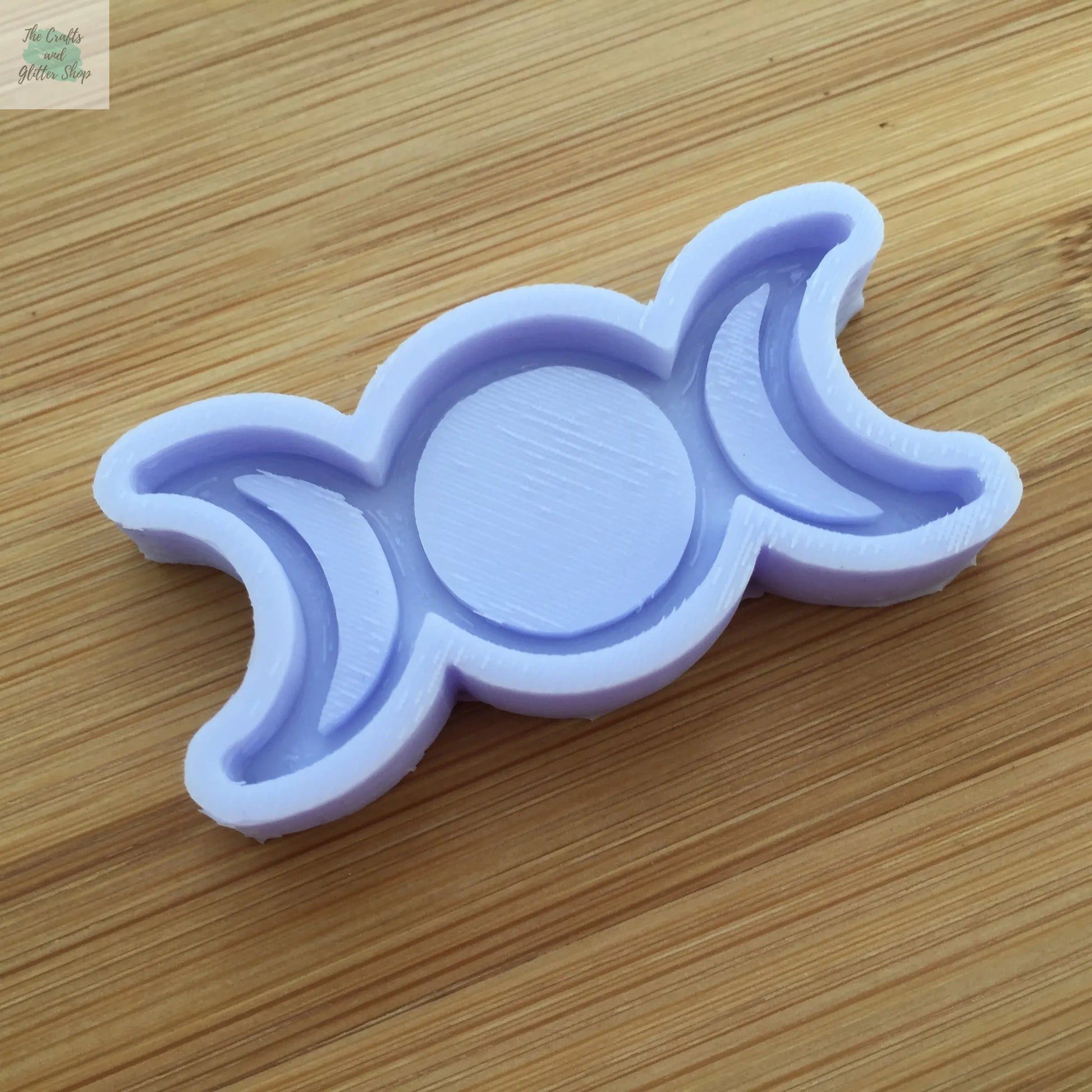 Triple Moon Silicone Mold The Crafts and Glitter Shop