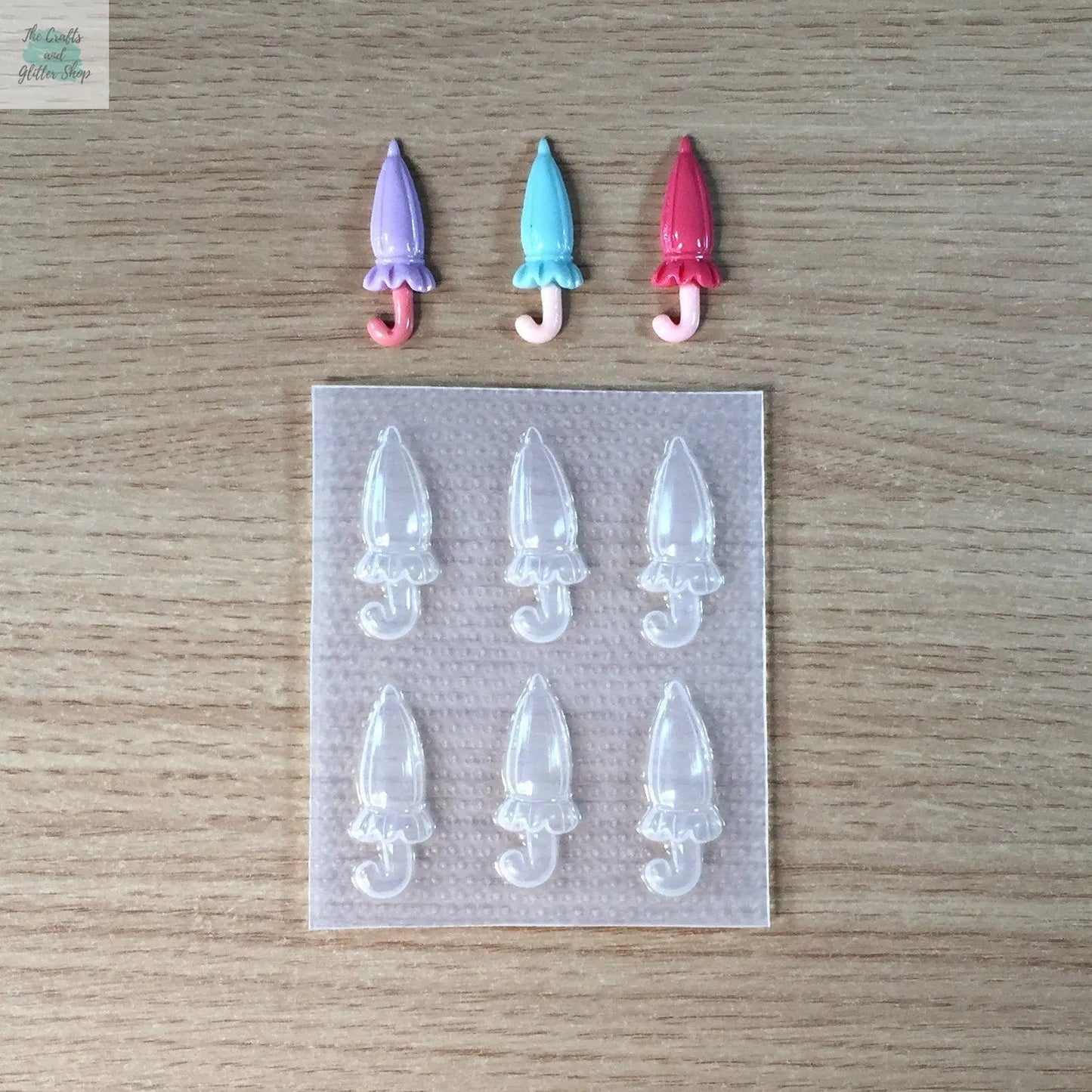 Umbrella Plastic Mold The Crafts and Glitter Shop
