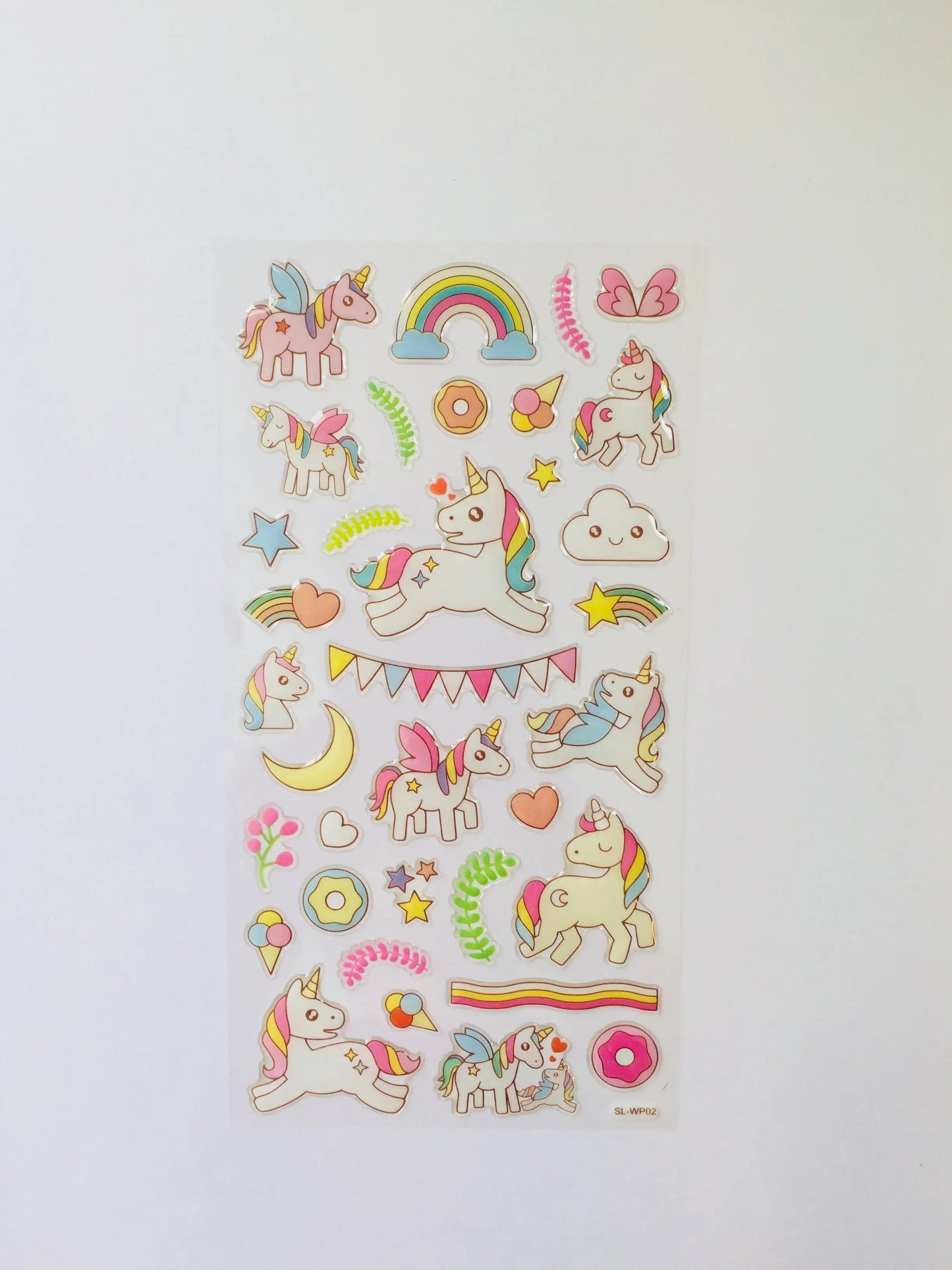 Unicorn Party Crystal Stickers