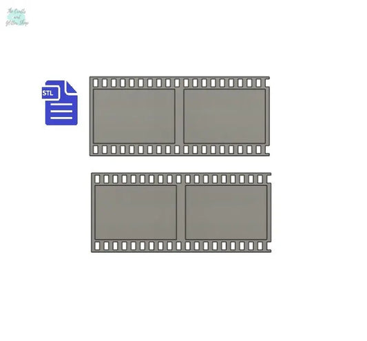 Vintage Film Strip STL File - for 3D printing - FILE ONLY - The Crafts and Glitter Shop