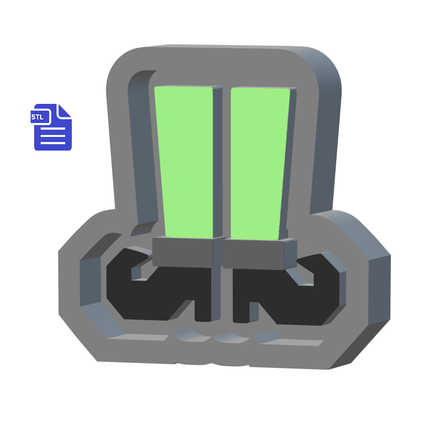 Witchy Legs Silicone Mold Housing STL File