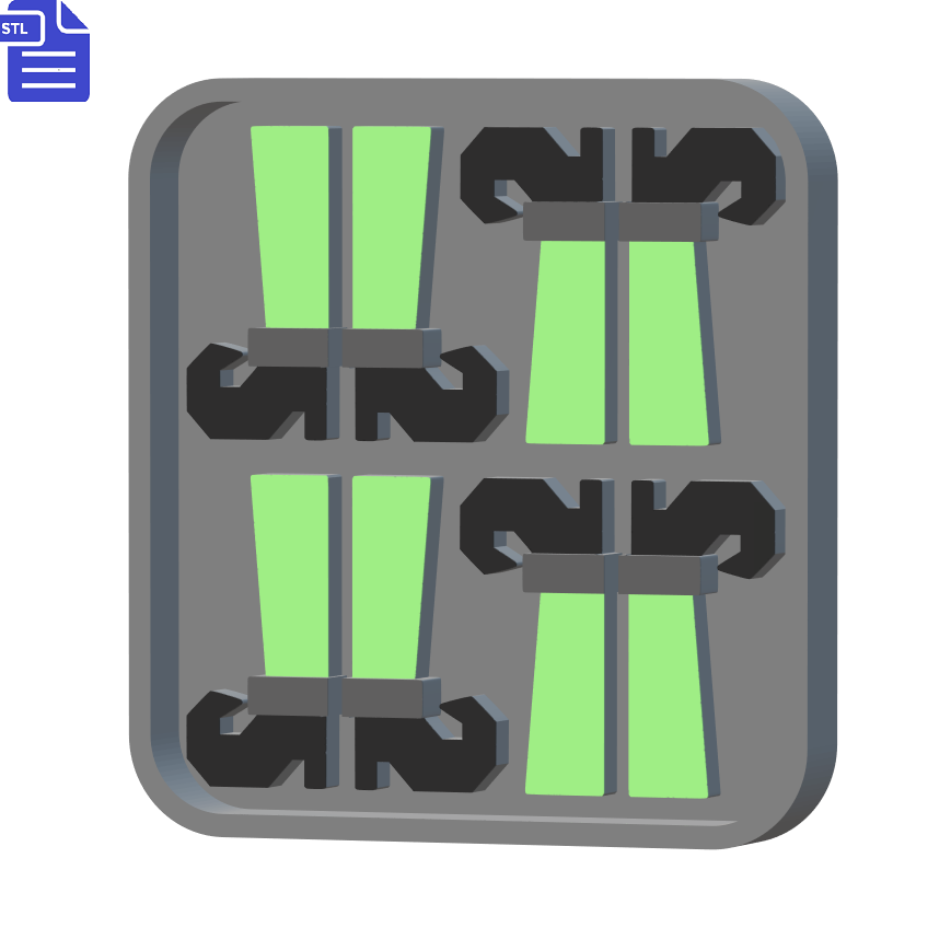 Witchy Legs Silicone Mold Housing STL File