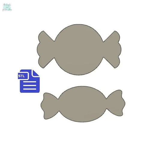 Wrapped Candy Straw Topper STL File - for 3D printing - FILE ONLY - Instant Digital Download