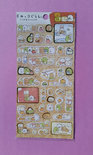 Sumikko Gurashi Stickers - 1 Sheet - Kawaii Stationery
