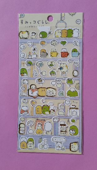 Sumikko Gurashi Stickers - 1 Sheet - Kawaii Stationery