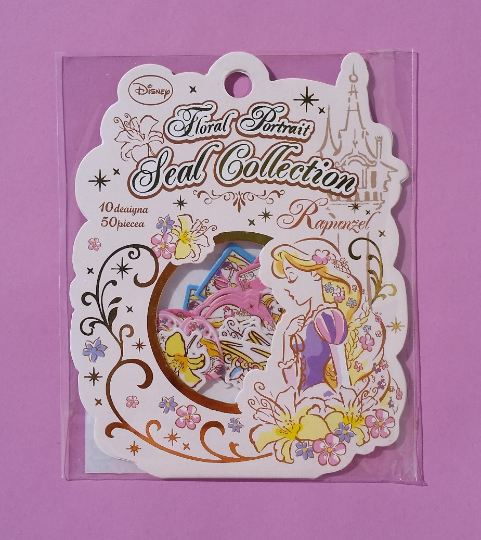 Princess sticker flakes - 50 pieces