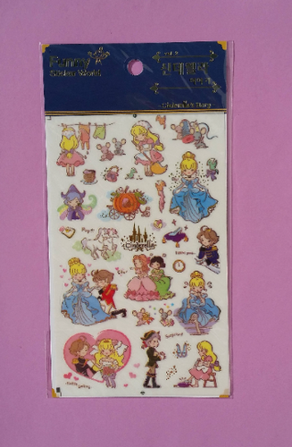 Kawaii Cinderella Story Stickers - 1 sheet