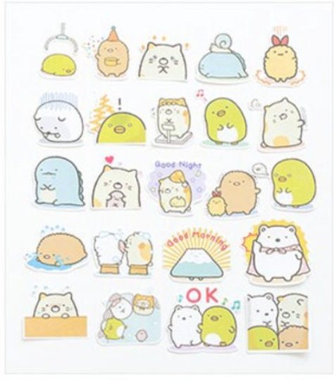 Sumikko Gurashi Sticker Flakes - 25 pieces