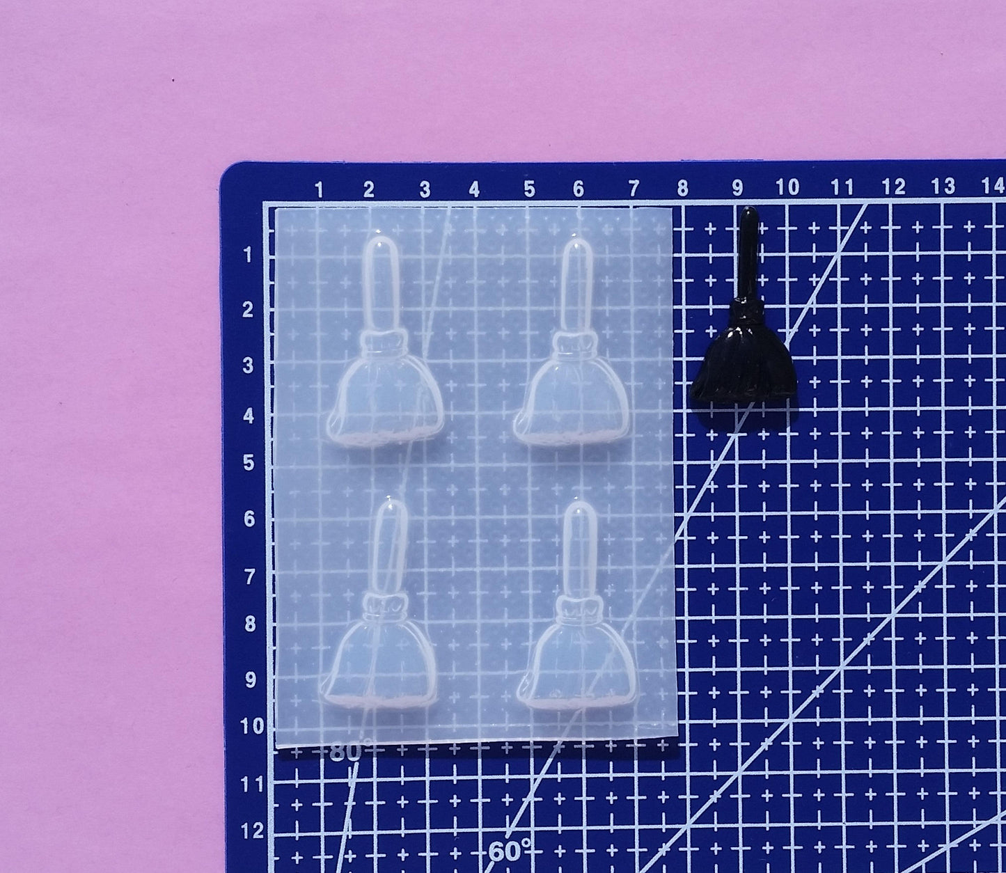 Witch's Broom Plastic Mold