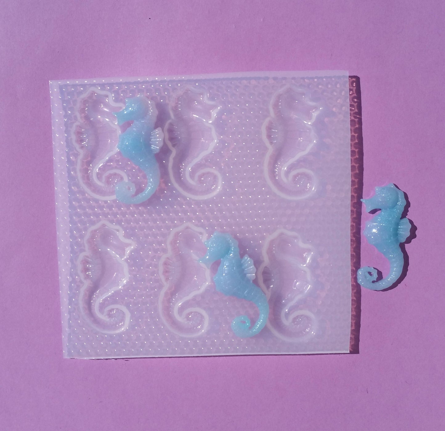 1.6" Realistic Sea horse Plastic Mold