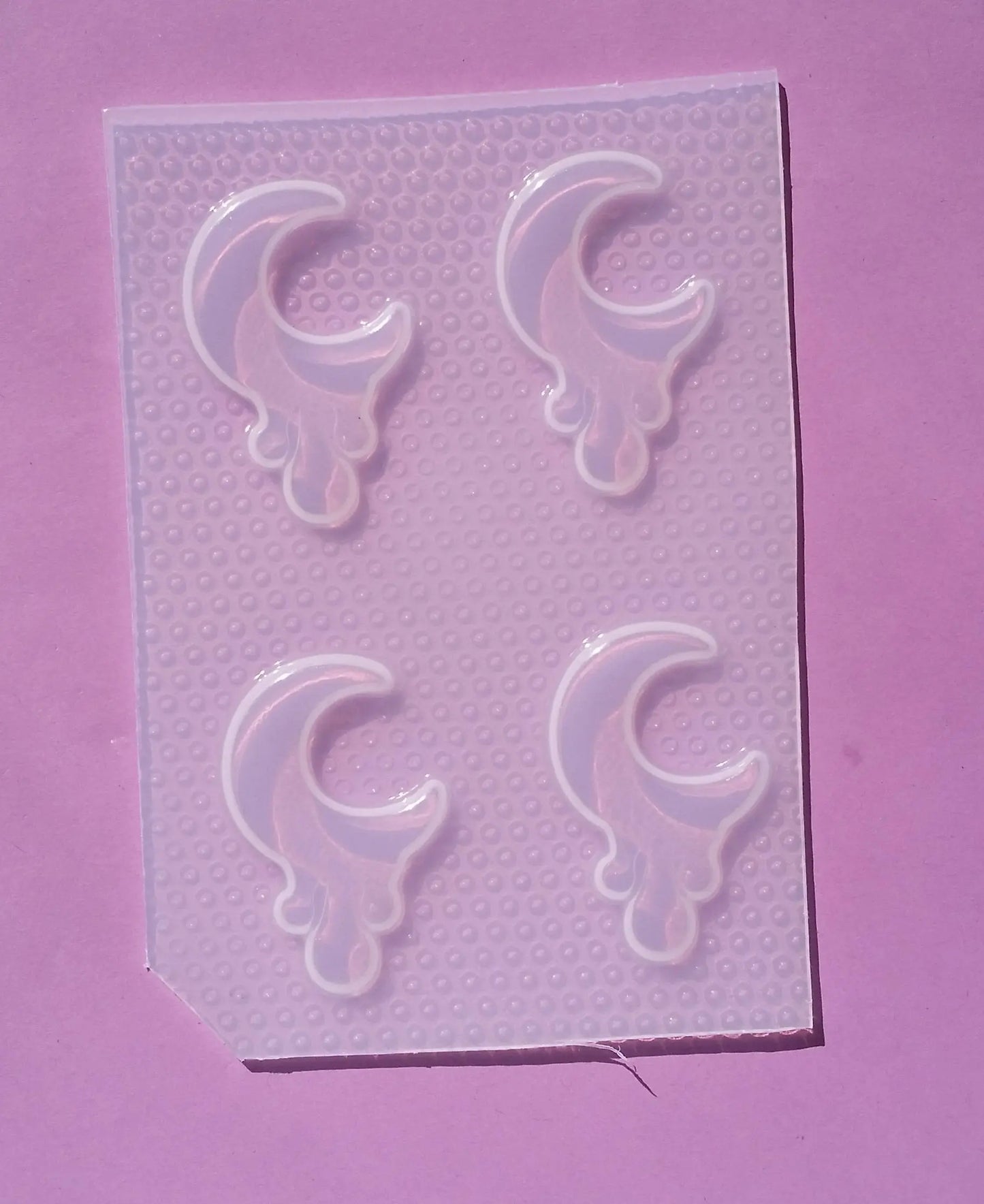 Flat Melting Moon Mold The Crafts and Glitter Shop