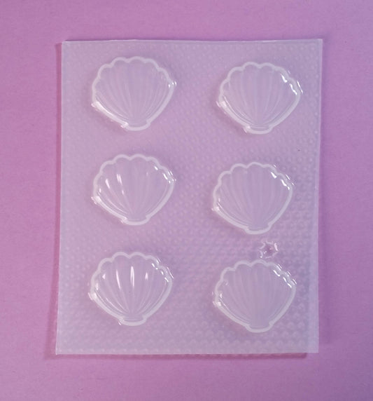 1" Sea Shell Plastic Mold