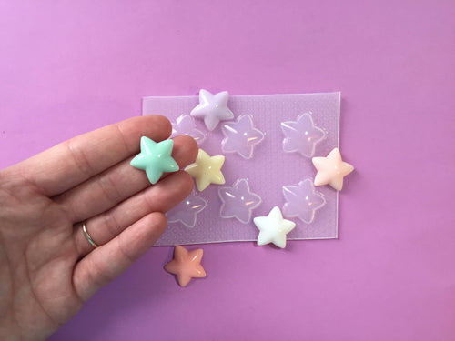 Small Puffy Stars Mold