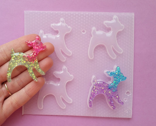 1.9" Deer Plastic Mold