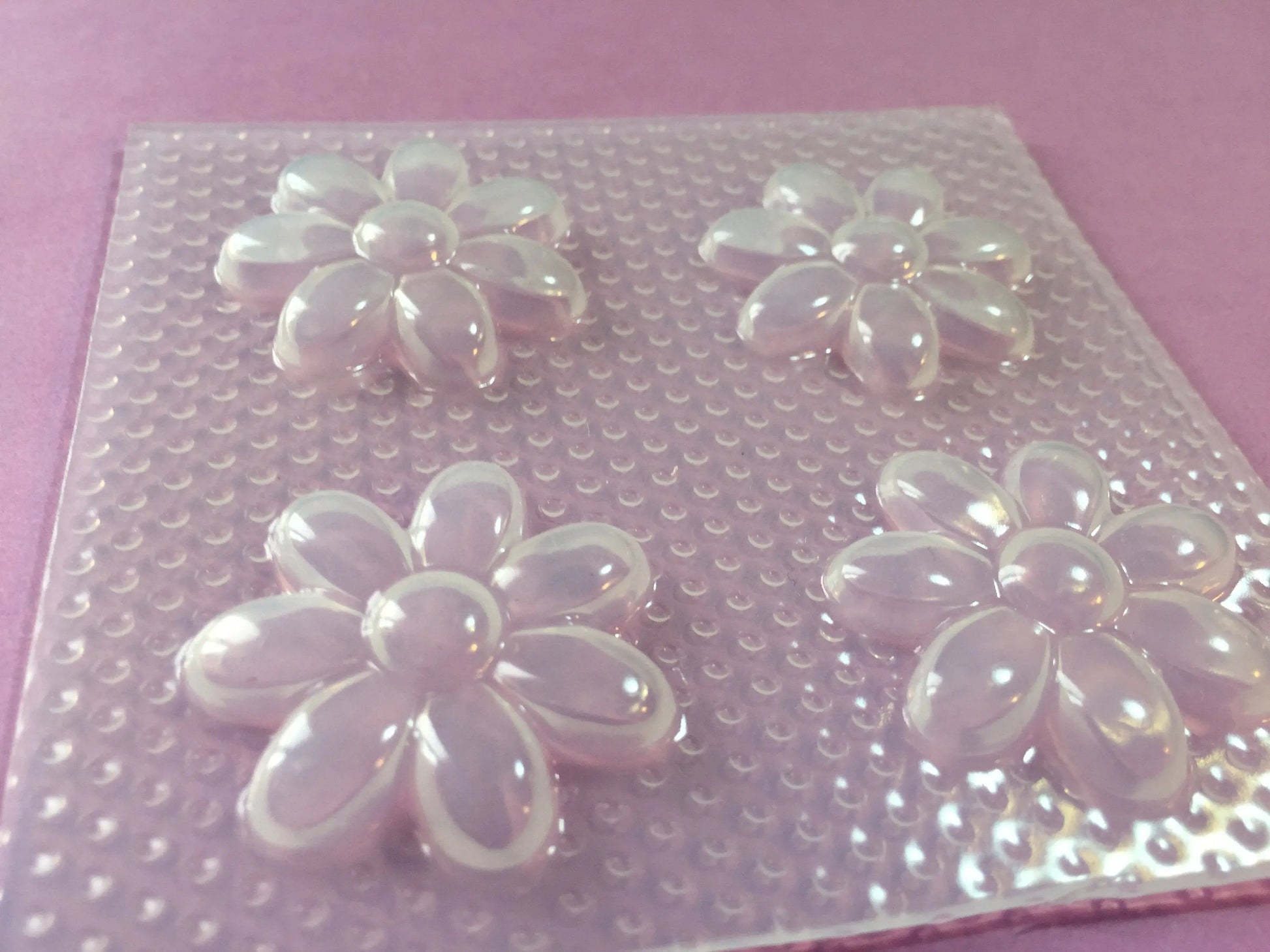 30mm Flower Plastic Mold The Crafts and Glitter Shop
