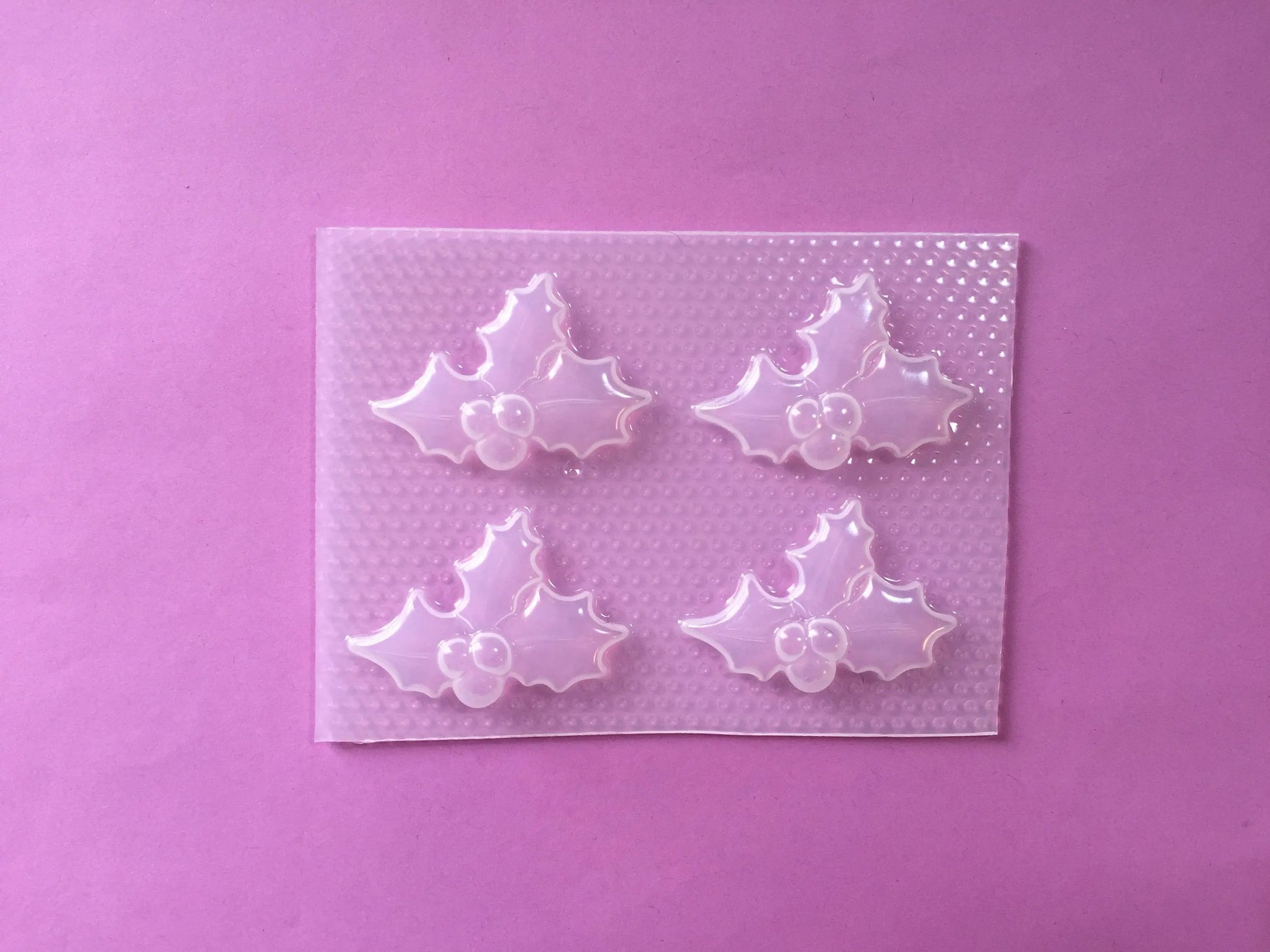 Holly Plastic Mold The Crafts and Glitter Shop
