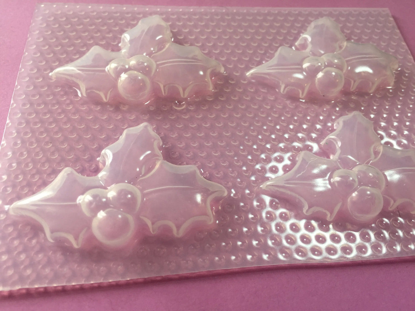 Holly Plastic Mold The Crafts and Glitter Shop