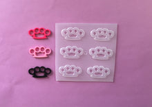 Load image into Gallery viewer, 1.5&quot; Brass Knuckles Plastic Resin Mold