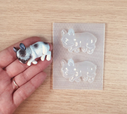 Sleeping French Bull Dog Mold