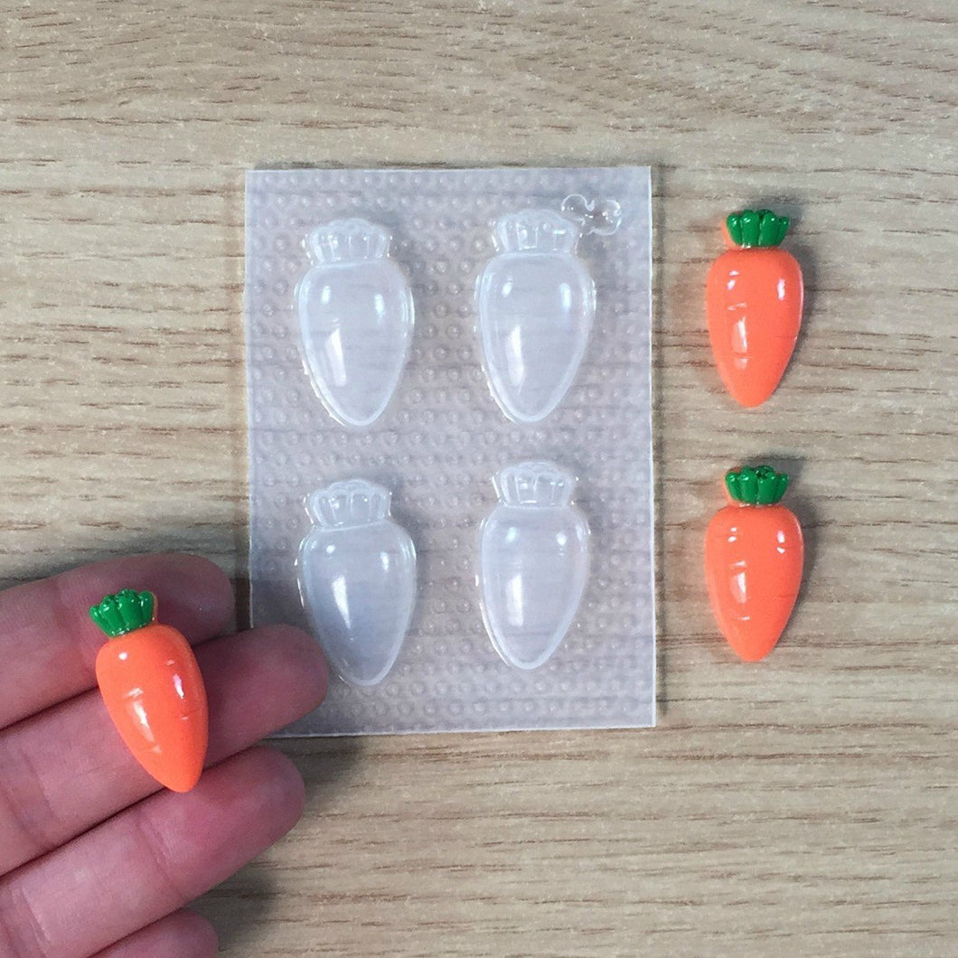 Small Carrot Flexible Plastic Mold