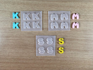 Letters K/M/S Mold