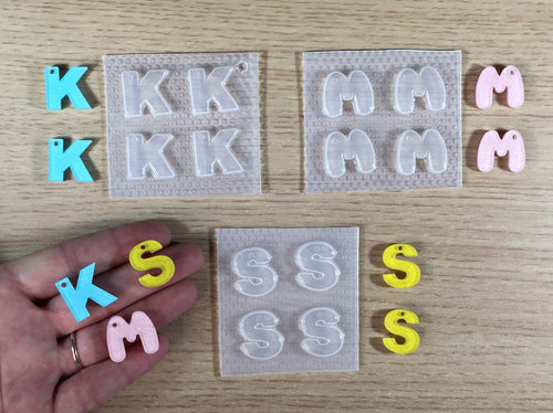 Letters K/M/S Mold