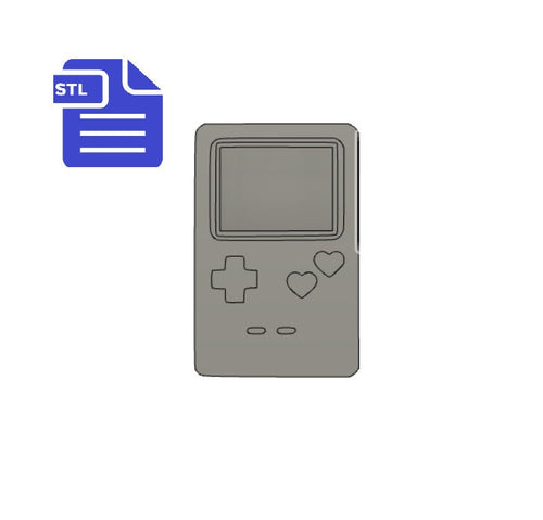 Game Console STL File - for 3D printing - FILE ONLY - Gamer Retro 90s Toys