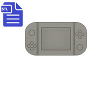 Load image into Gallery viewer, Handheld Game Console STL File - for 3D printing - FILE ONLY