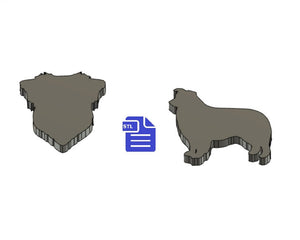 Australian Shepherd STL File - for 3D printing - FILE ONLY