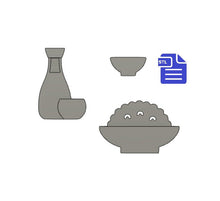 Load image into Gallery viewer, Rice Bowl STL File - for 3D printing - FILE ONLY