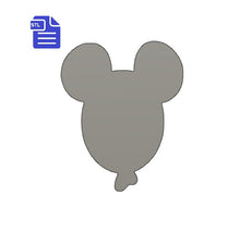 Load image into Gallery viewer, Mouse Balloon STL File - for 3D printing - FILE ONLY