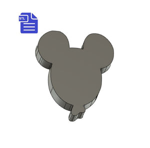 Mouse Balloon STL File - for 3D printing - FILE ONLY