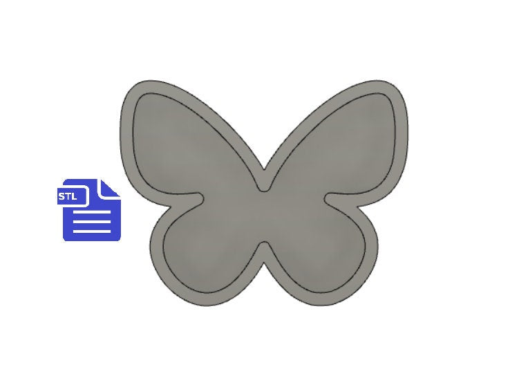 Butterfly STL File - for 3D printing - FILE ONLY