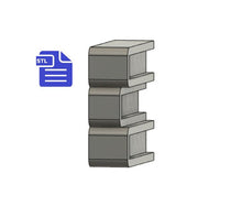 Load image into Gallery viewer, Stack of Books STL File - for 3D printing - FILE ONLY