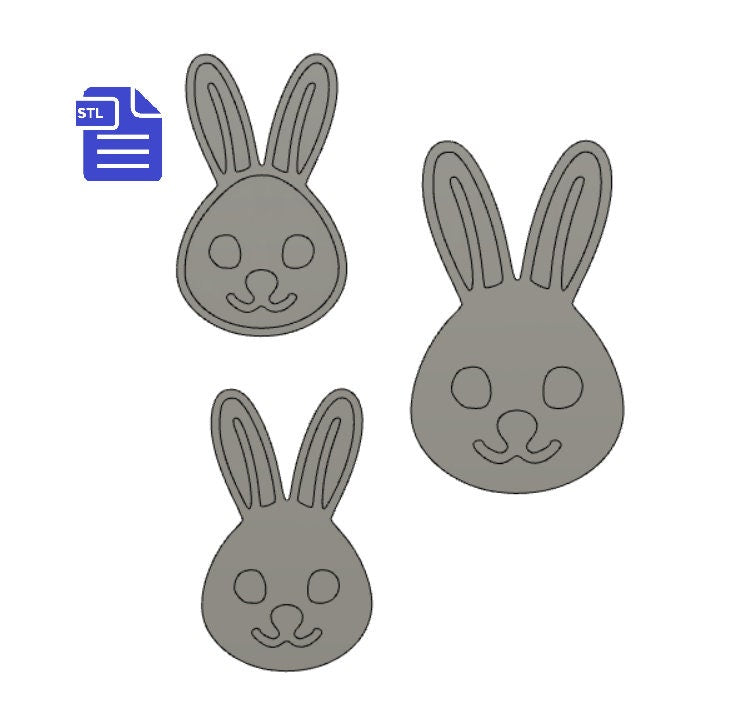 Bunny STL File - for 3D printing - FILE ONLY